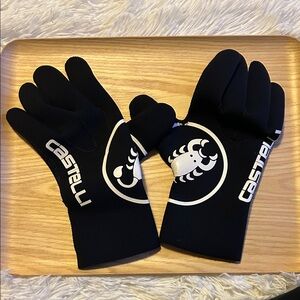 Castelli Black Cycling Gloves